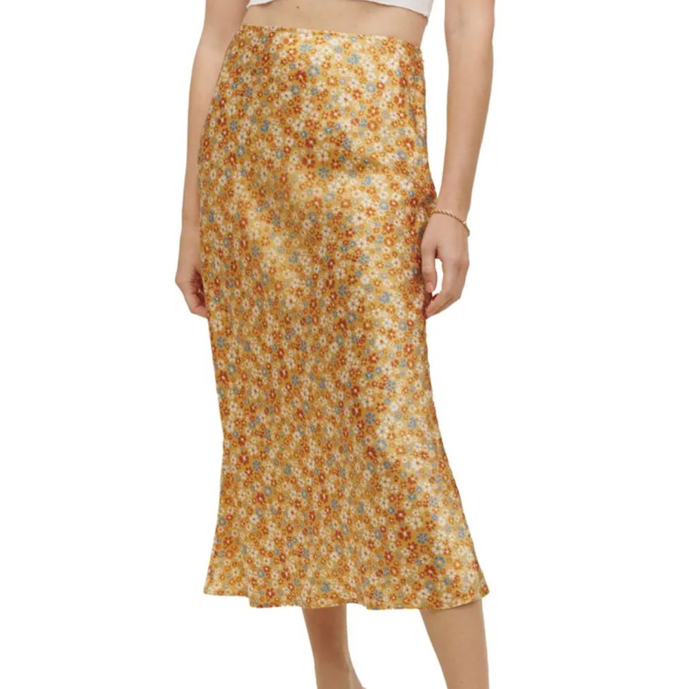Reformation Pratt silk dress